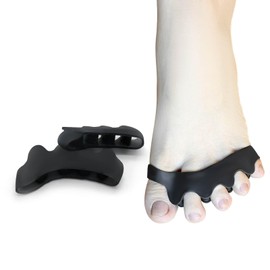 SUNFATT Toe Spacers for Women ang Men,Toe Separators for Women,Relieves Overlapping Toes,Bunions Corrector and Hammer Toe Pain,Gel Toe Spreader Separates Toes and Relaxes Toes.2 Pcs