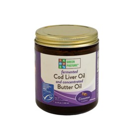 Green Pasture Butter Oil/Fermented Cod Liver Oil Blended Gel - 6.4 oz.- Cinnamon
