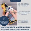 VON HEESEN Slim Wallet with RFID Protection, for Men and
