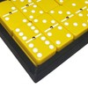 Marion Domino Double 6 Yellow with White Spots Jumbo Tournament