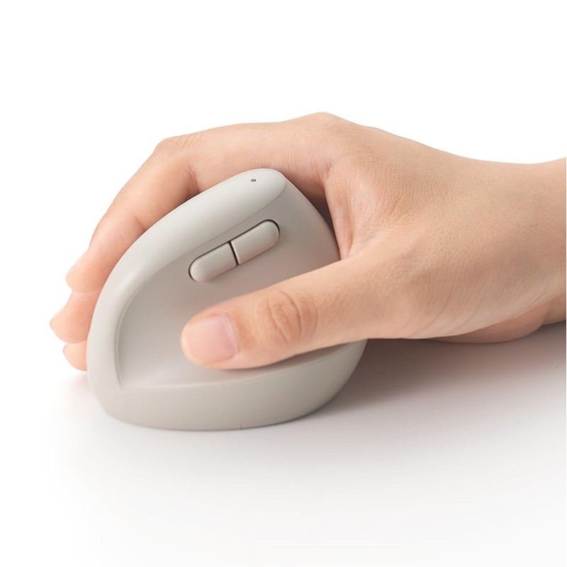 Digio2 Z4513 Mini Ergonomic Wireless Mouse, Quiet, 5 Buttons, BlueLED,