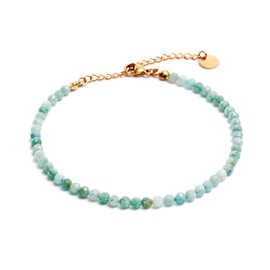 Pearl Anklet for Women, Foot Pearl Necklace with Certification of Authenticity, Real Natural Stone Anklet with 925 Sterling Silver or Gold-Plated Clasp, Women's Foot Jewellery