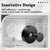 LifCratms 2 Pcs Suction Cup Hooks for Shower, Stainless Steel