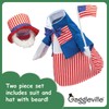 Fox Valley Traders Gaggleville Uncle Sam Goose Outfit, Fits Large