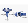 MYTEC Mini Home Vise, nylon jaws Clamp-On Vise, 2.0"