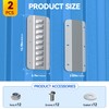 2 Pcs Shipping Container Air Vent Kits, Galvanized Steel Transportation