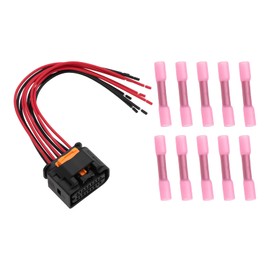 ECSiNG 1 Set 10-Pin Headlight Repair Plug Harness with Terminals 1801600-1 Compatible with Citroen G70