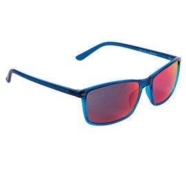 Del Sol Solize Good Vibes Only - Changes Colour from Clear Blue for Unisex - Polarized Pro Lens 100% UVA/UVB Protection - 1 x Sunglasses