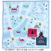 丸眞 Round Mini Towel, Witch Scarf, City Map, 100% Organic