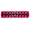 Danielle Silicone Makeup Brush Organizer, Pink and Black