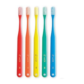 Dental Dedicated Toothbrushes: Oral Care Plaque Dropping Toothbrushes [5 pieces] Tuft 24 S (Soft) Assorted, No Cap