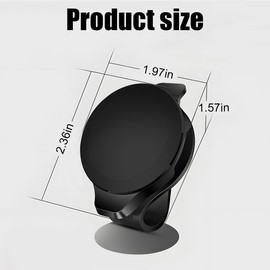 Mandark Sunglass Holder for Car Visor, Automotive Sun Visor Eyeglasses Ticket Card Clip for Storage, Vehicle Interior Glasses Hanger Organizer Accessories, Universal for SUV Sedan Truck(Black)