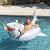 GoFloats Great White Bite Shark Party Tube Inflatable Raft -