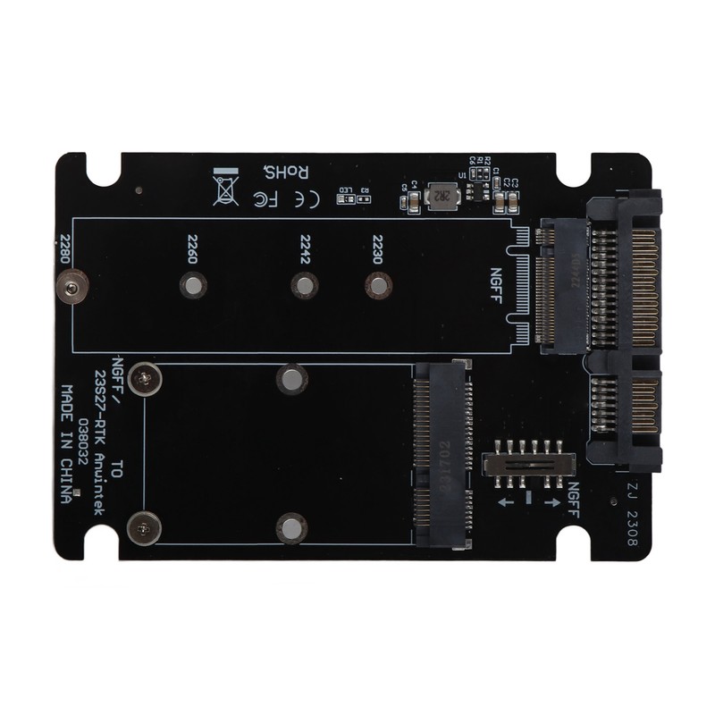 SSD Adapter Card High Speed 6Gbps MSATA M.2 NGFF to