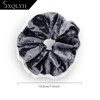 SXQLYH Hair Scrunchie Velvet Velvet Elastics Lace, Large Hair Scrunchie,