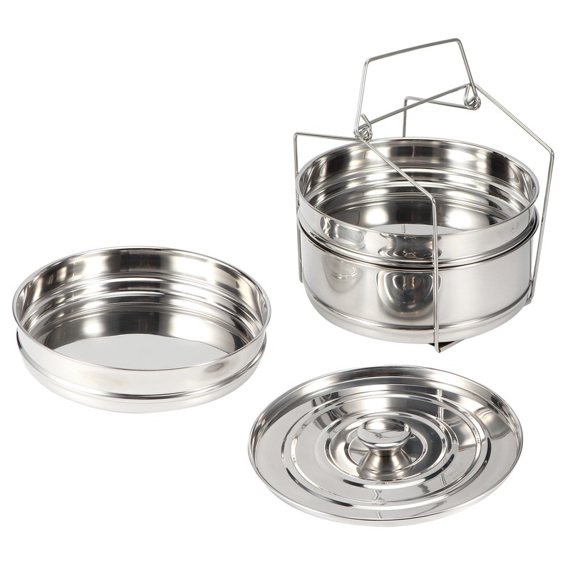 Stackable 3 Tier Stainless Steel Steamer Cooker Pot Set Cook