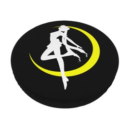 LBHH Fashion Moon Bar Stool Cover Round Seat Cushion with Elastic Washable and Non Slip Bottom for Barstool Padded Chair Dustproof Slipcover 12 Inch - One Cushion Only