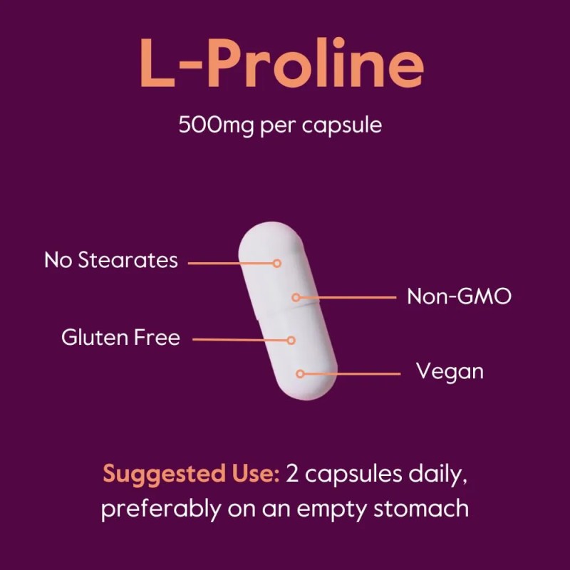 Bestvite L-proline 500mg 240 Cpsulas Veganas