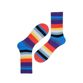 The Socks Company Women's Colorful 3 Pack Crew Socks - Colorful Fancy Novelty Funny Design Cotton 3 Pairs in Gift Box