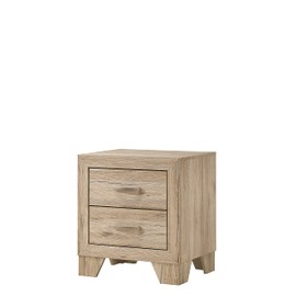 Acme Miquell 2-Drawer Wooden Nightstand in Natural
