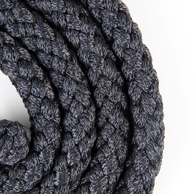 PFIFF 102963 Lead Rope with Carabiner Hook, Plain Knit, Grey,