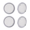 Circular Screen Vent Cover, Metal Mesh, 2-Inch Diameter,4-Pack
