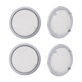 Circular Screen Vent Cover, Metal Mesh, 2-Inch Diameter,4-Pack