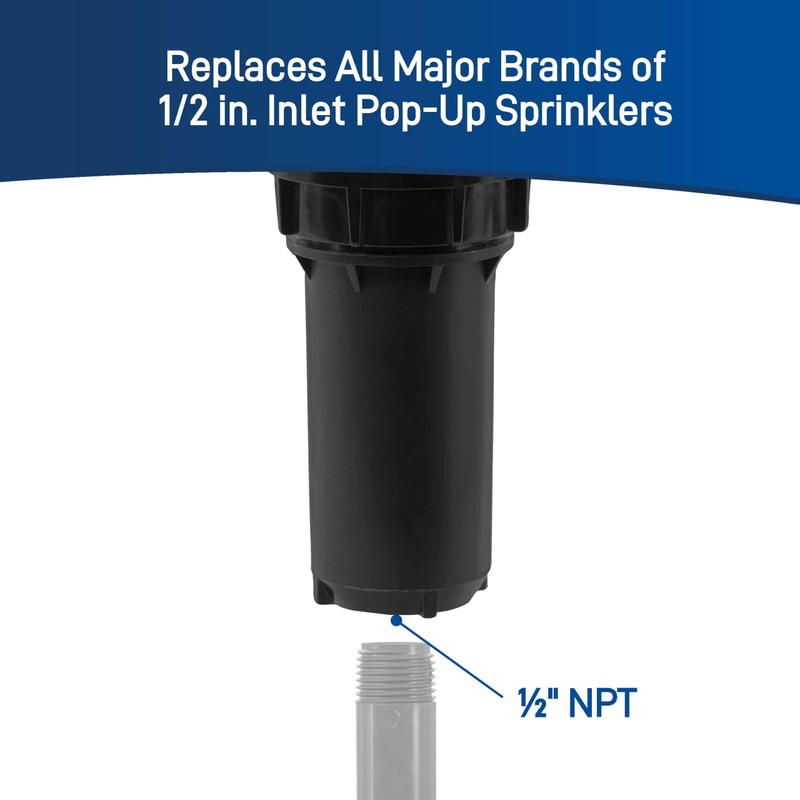 Orbit 54530 4" Professional Pop-Up Spray Head Sprinkler with Side