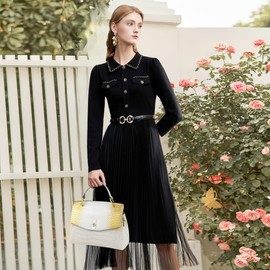 DEEVORCA Women Vintage Top-Handle Handbags Fashion Crocodile Texture Shoulder Bag Casual Medium PU Leather Crossbody Bag Dating Work Party Travel Shoulder Messenger Bags White