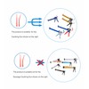 ANZHUO 2 PACK Caulking Nozzle Extension Tube，caulk tube adapters,caulking extension