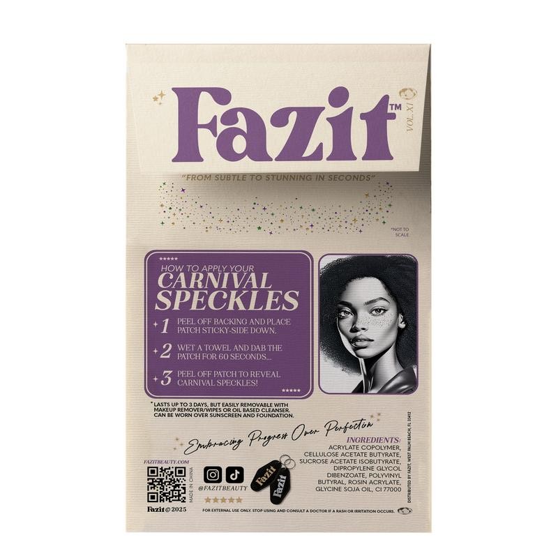 Carnival Speckles Makeup Patches - Limited Edition - Patch count: