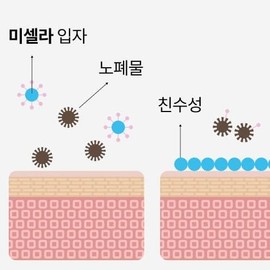Micellar Cleansing Water Mildly Acidic Sunscreen Cleanser Mild Large Capacity Hypoallergenic 500ml / 미셀라클렌징워터 약산성 선크림세안제 순한 대용량 저자극 500ml