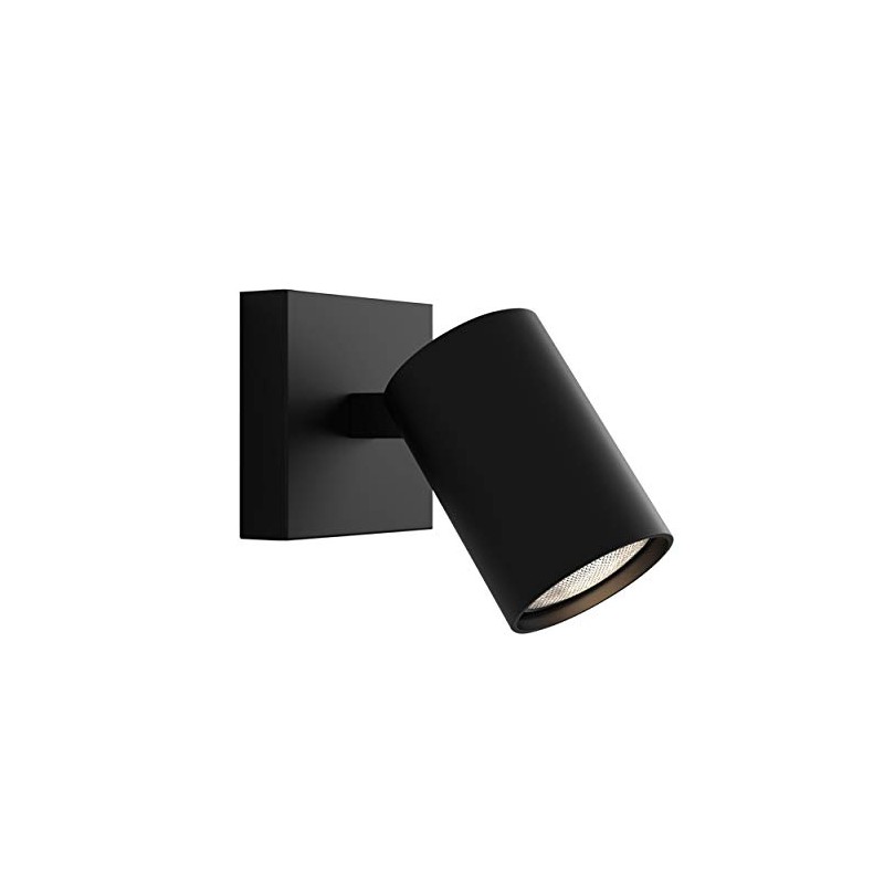 Astro Ascoli Single Indoor Spotlight (Matt Black), GU10 Lamp, Designed