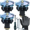 NIDAIFEI 3 Pack Greased 539131898 Spindle Assembly with 539113300 Spindle