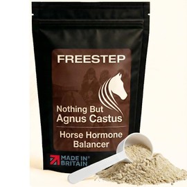 Freestep Pure Agnus Castus | Natural Mare Calming and Hormonal Support for Horses | Pure Vitex Chasteberry Powder for Behaviour Balance and Moody Mares | Horse Temperament