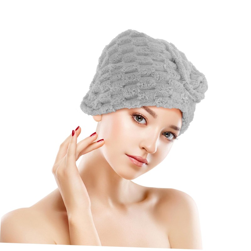 WOONEKY Hair Drying Towel Wrap Women's Soft Absorbent Shower Cap