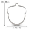 LILIAO Squirrel and Acorn Cookie Cutters for Thanksgiving, Stainless Steel
