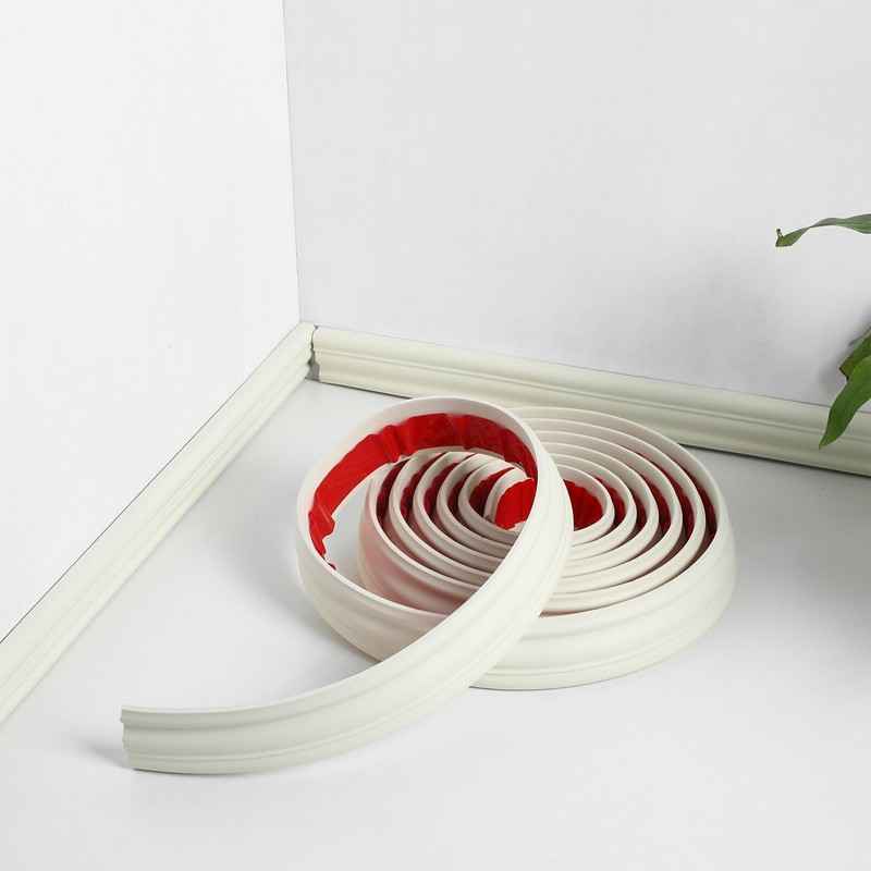 UKCOCO Moldura Pared Flexible Autoadhesiva Moldura Riel Para Silla Despegar