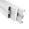 C02 LED Aluminium Skirting Board + Cover for LED Strip