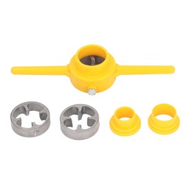 6Pcs PVC Pipe Threader Set 1/2 3/4 1in NPT Tap Die Plumbing Tool Kit for Home PPR Tube