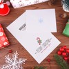 KUUQA 30Pcs Merry Christmas Greeting Cards with Envelopes and Snow