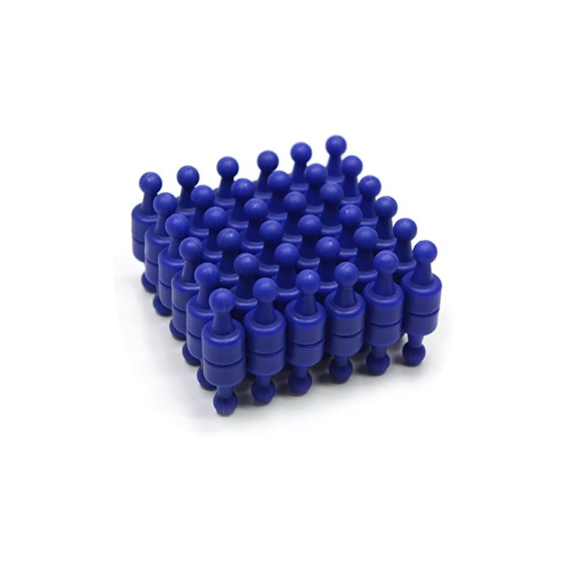 CMS Magnetics - (24-Pack Small NeoPin Blue) Strong Neodymium Magnetic
