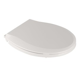 GarveeTech Toilet Seat, Sturdy Round Toilet Seat With Soft Close Mechanism - Effortless Installation and Cleaning, Secure Fit for Most Toilets - Classic Biscuit Finish