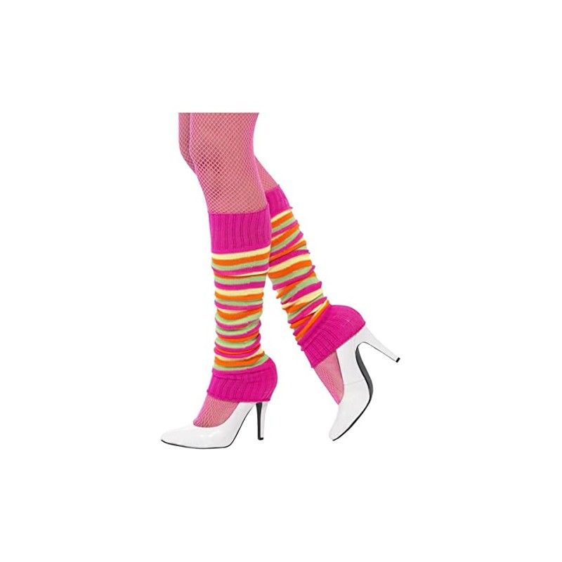 Smiffys 45643 Legwarmer (One Size), Neon