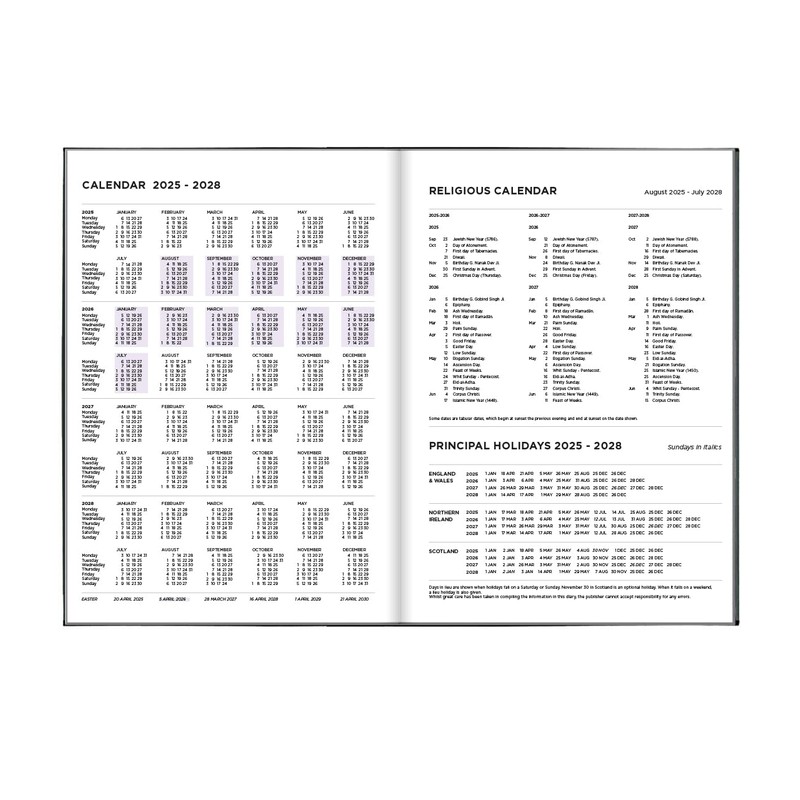 Academic Diary 2025-2026 A4 Week to View by Pirongs |
