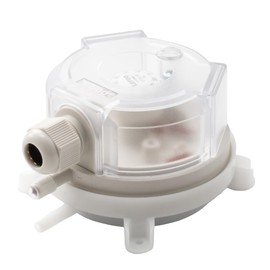 LEFOO LF32 Air Switch Gauge HVAC Adjustable Differential Pressure Switch Air Differential Pressure Switch Set Point Range (30-300Pa,30DP)