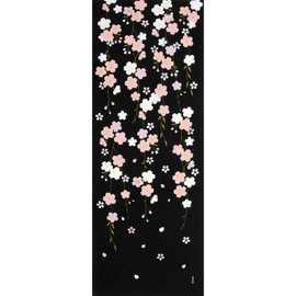 Tenugui (Japanese Cherry Blossom) with Hanging Branches
