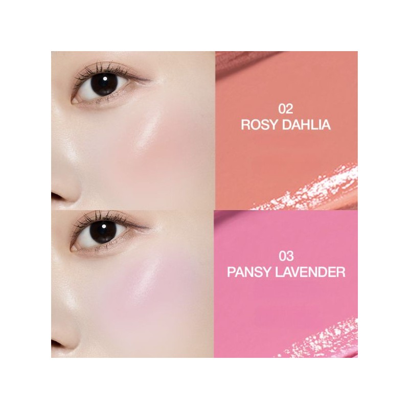 VIDIVICI Petal Glow Cream Blush/Illumination 6g, Color:02 Rosy Dahlia