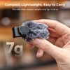 SMALLRIG Cold Shoe Adapter with Furry Windscreen for Sony ZV-1