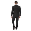 King Formal Wear Elegant Men's Black Two Button Three Piece